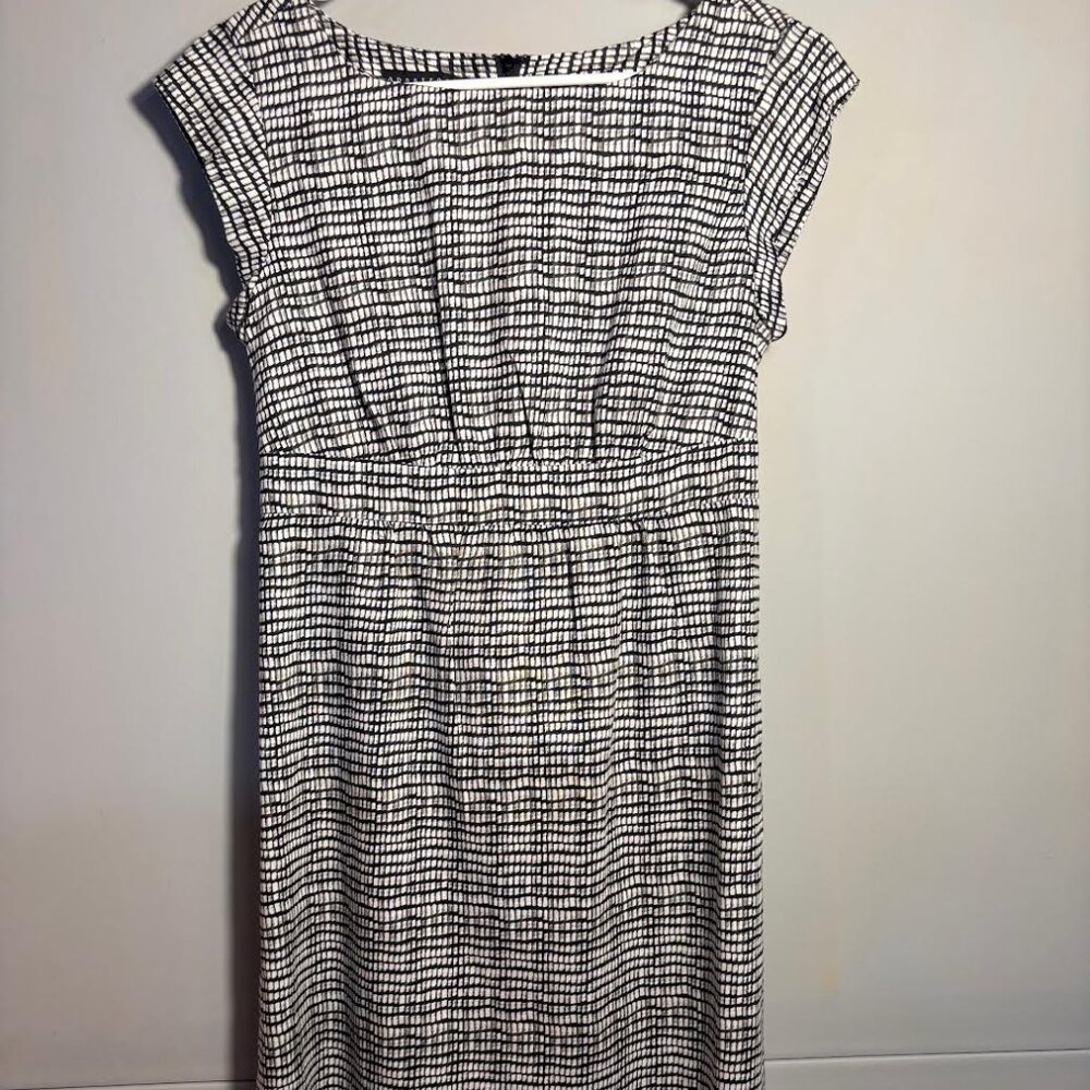 Stylish black and white dress